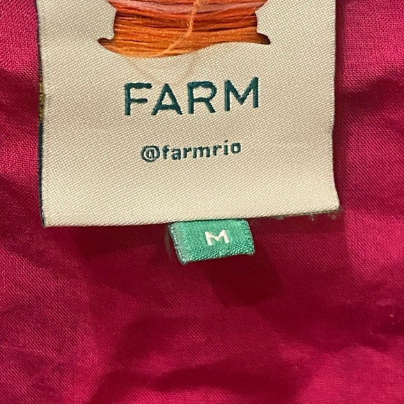 FARM RIO Tropical Tapestry Long-Sleeve Minidress Size M - Picture 15 of 16